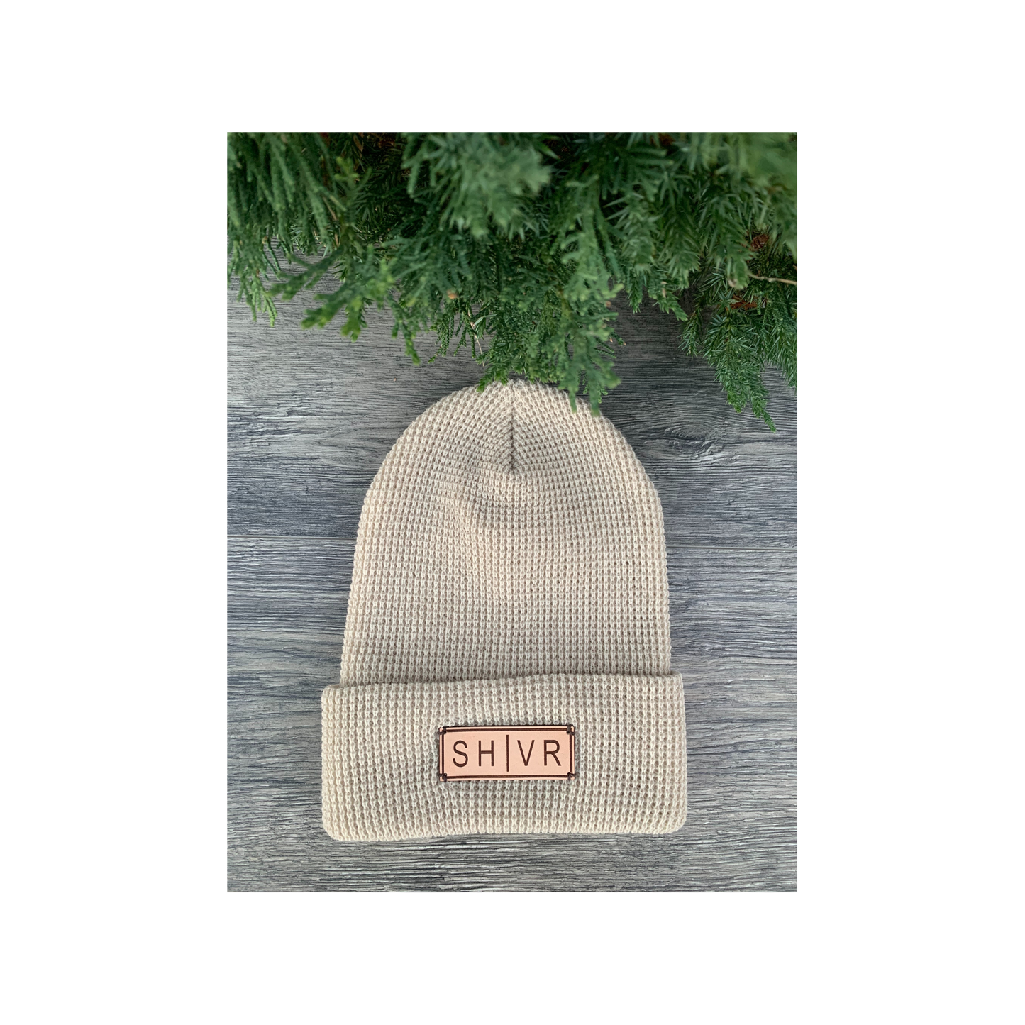 SH/VR Beanie Leather Center Patch