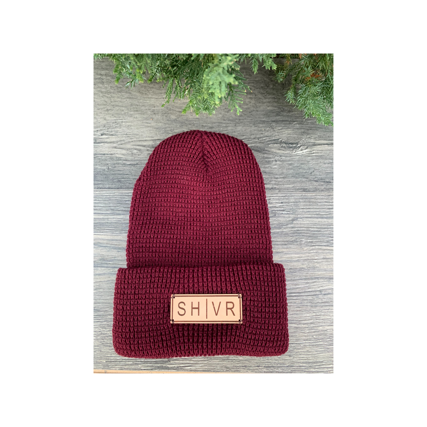 SH/VR Beanie Leather Center Patch